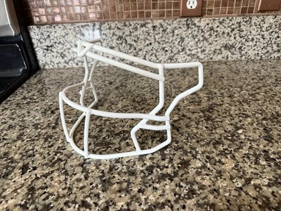 Custom Riddell SpeedFlex OBJ Football Helmet ZRSF-2BD-SW-HP White Face Mask - Image 1 of 4