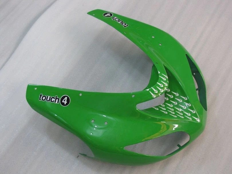 Cabezal de carenado delantero nariz plástico apto para Kawasaki Ninja ZX10R 10R 2006-2007 verde Foto 1 de 1