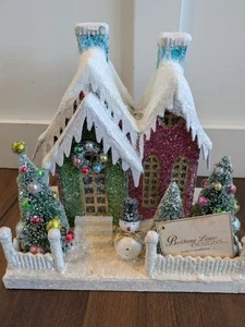 Bethany Lowe Schneemann Kitschmas Weihnachtshaus Landhaus Snowman Putz Style - Bild 1 von 18
