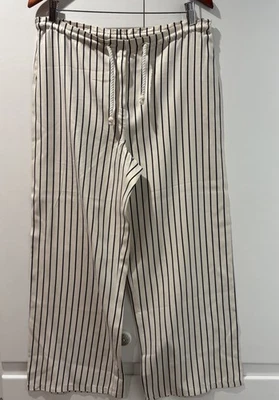 Pantalones Ralph Lauren a rayas para mujer holgados 4 100 % seda Foto 1 de 4