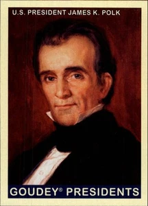 2008 Upper Deck Goudey #246 James K. Polk impresión corta presidentes subconjunto SP - Imagen 1 de 2