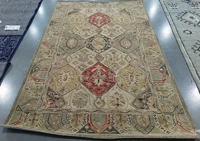 Бежевый / мульти 5'-0" x 8'-0" назад пятно ковер, снижение цены 1172784516 AT830A-5 - Изображение 1 из 4