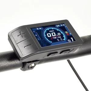 LCD Display Screen for Electric Bikes with For Bafang BBS01 BBS02 Motor Kits - Picture 1 of 12