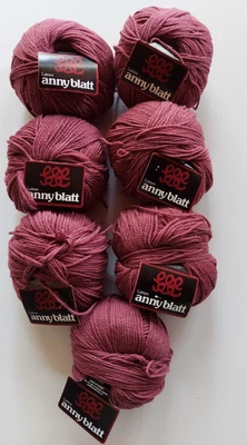 Lote De Colección Anny Blatt de 7, 85% Lana, 15% Hilo Cachemire, 50 gr, 145 yardas NUEVO Foto 1 de 4