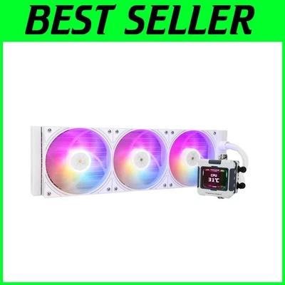 Hochleistungs 360mm ARGB Flüssigkeitskühler mit LCD Bildschirm für AMD/Intel CPUs - Bild 1 von 4
