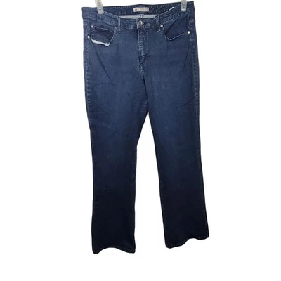 Lee Slender Secret Women's Jeans Size 16 Medium Blue Embellished Pockets Denim - Image 1 of 4