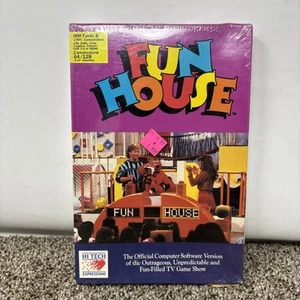 Fun House IBM Tandy PC COMMODORE 64 128 Hi Tech Expressions 5.25" Floppy Disk - Picture 1 of 6