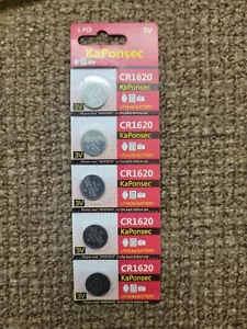 KaPonsec CR1620 3v batteries - Picture 1 of 1