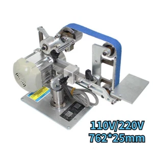 30x1Inch Brushless Abrasive Belt 550W Sander Polisher Home Sharpener Grinder - Picture 1 of 11
