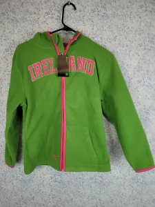NWT Ireland Kids HOODIE Sweatshirt Lansdowne Ireland Full Zip sz 11/12 - Picture 1 of 5