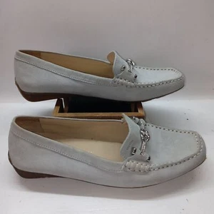 Geox Respira graue Damen-Halbschuhe Größe 37 US 7 Nappa-Wildleder - Bild 1 von 11