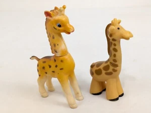 Vintage Rubber Giraffe Squeeze Doll Japan & Vinyl Child Toy Animal Figure China - Picture 1 of 21
