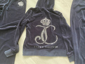 Juicy Couture Navy Tracksuit Jogging Bottoms XL - 2 Pairs With Jacket XL