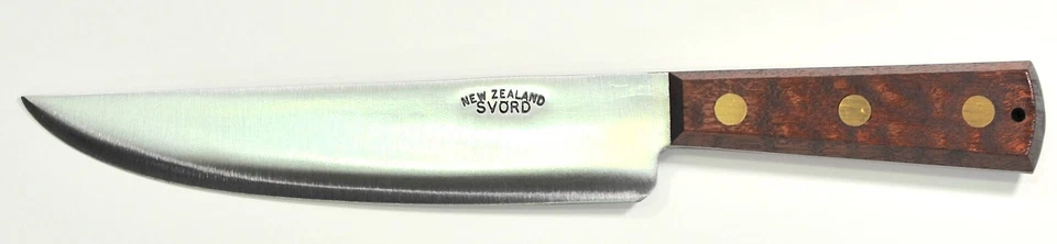 Cuchillo comercial Svord 18CTK siglo XVIII, hoja CS 7", mango de caoba, cuero karité Foto 1 de 1