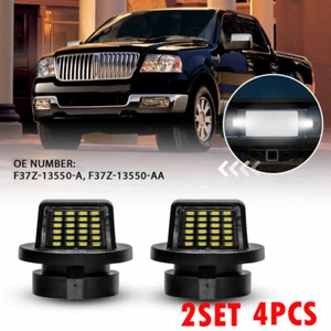 4X White LED License Plate Light Bulbs Rear Assembly Lamps For Ford F150 1990-14 - Picture 1 of 22