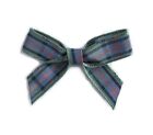 Tartan Ribbon Bows Flower of Scotland 10mm Ribbon Pack 10 Bows