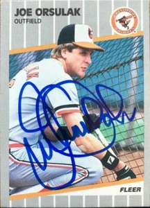 Joe Orsulak Autographed 1989 Fleer #614 - Picture 1 of 1