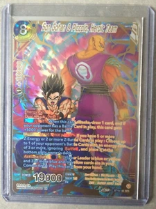 Dragon Ball Super Card Foil SPR BT19-145 SON GOHAN & PICCOLO HEROIC TEAM - Picture 1 of 2