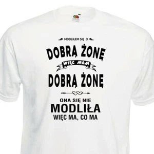Camiseta Dobra Zona Maz prezent Divertida Camiseta Regalo m żona San Valentín PL - Imagen 1 de 2