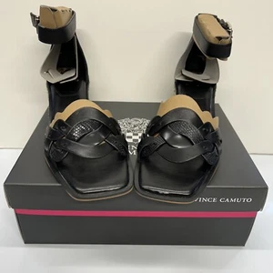 Vince Camuto Damen Baylees Espadrille Keilabsatz Sandalen schwarz US: 10M - Bild 1 von 12