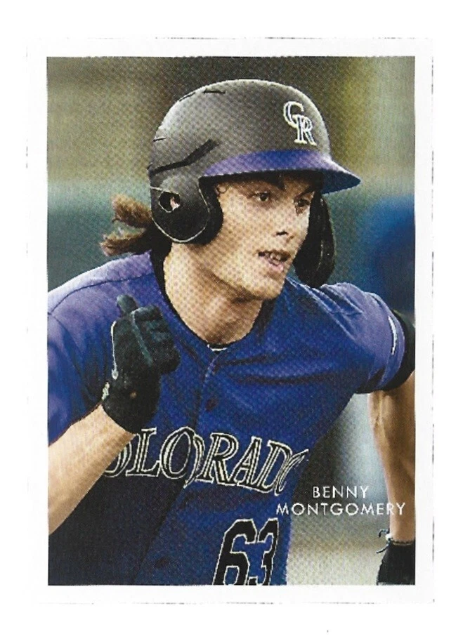 BENNY MONTGOMERY 2022 TOPPS HERITAGE MINOR LEAGUE 1953 REPRINT STARS CARD #15 - Image 1 of 1