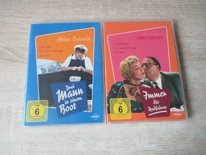 Heinz Erhardt 2 DVD Sammlung Drei Mann In Einem Boot + Immer Die Radfahrer - Bild 1 von 3