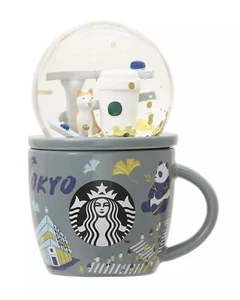 Starbucks Tokyo Snow Globe Mug Japan 2024 Collectible Hachi New with Tag NWT - Picture 1 of 3