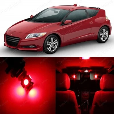 Paquete interior de 11 luces LED rojas para Honda CR-Z 2011-2016 + HERRAMIENTA DE PALANCA Foto 1 de 4