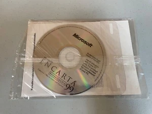 Microsoft Encarta 99 Encyclopedia CD ROM Software Vintage Sealed NEW - Picture 1 of 2