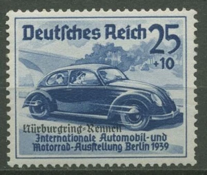 Reich Alemán 1939 Nürburgring Carrera 697 MNH, defectos (R80709) - Imagen 1 de 1