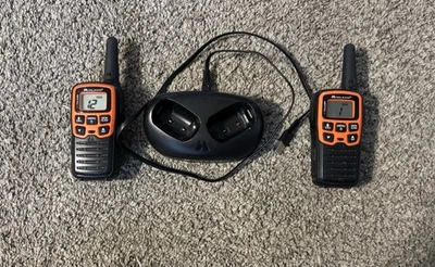 Midland X-talker Model T51A- 28 Mile Range Two Way Radios W/ Charge Station! - Image 1 of 4