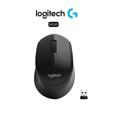 Logitech PC Maus kabellos Wireless Maus USB Computer Laptop link rechts M330 - Bild 1 von 4