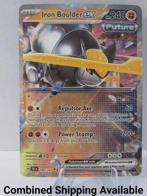 Iron Boulder ex - 099/162 SV05: Temporal Forces NM Holo English 7835 - Image 1 of 2