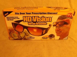 HD Vision Wraparound Sunglasses, As Seen on TV, Fits over Glasses - Picture 1 of 5