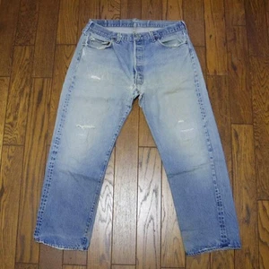 Jeans de mezclilla Levi'S 501 años 70 80 oreja roja vintage - Imagen 1 de 10