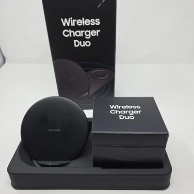 Samsung Wireless Charger Duo Fast Charge Stand and Pad Qi Hardly Used! - Image 1 of 4