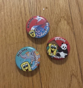 Boys And Girls Missionary Challenge Pins Lot Thailand Japan China Button BGMC - Picture 1 of 4