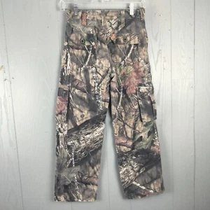 Mossy Oak Cargo Pants Youth 8 M Break Up Country Camo Hunting Outdoors Pockets - Picture 1 of 10