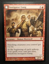 MTG Instigator Gang Wildblood Pack Red Creature Human Werewolf Innistrad