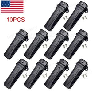 10x KBH-10 Belt Clip for Kenwood TK2307 TK2310 TK3307 TK3310 TK2312 TK3312 Radio - Picture 1 of 5