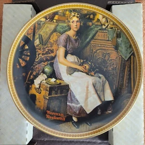 Colección Norman Rockwell Edwin Knowles Dreaming in the Attic 1981 Certificado de autenticidad - Imagen 1 de 7