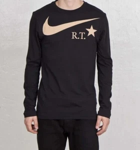 Nuevo TOP NIKELAB RICCARDO TISCI RT Negro Marrón L/S Talla Mediana - Imagen 1 de 4