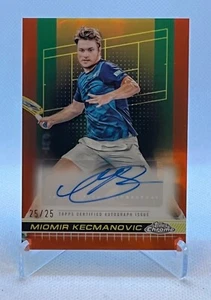 Miomir Kecmanovic 2024 Topps Cromo Tenis Naranja Refractor Novato RC Automático/25 - Imagen 1 de 2