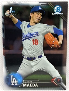 KENTA MAEDA 2016 1st Bowman Chrome Prospects #BDP142 Los Angeles Dodgers Twins - Imagen 1 de 2