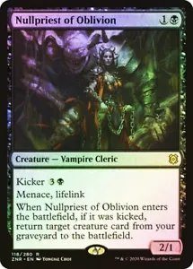 Nullpriest of Oblivion FOIL - 118/280 - Rare - Zendikar Rising ZNR MTG - Foto 1 di 1