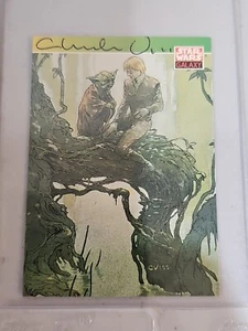 YODA /LUKE SKYWALKER 1993 STAR WARS GALAXY#134 NEW VISIONS CHARLES VESS SIGNED - Picture 1 of 12