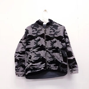 Route 66 Boys jacket. Size: 10/12. Black/Gray camouflage. zipper closure. Camo - Picture 1 of 7