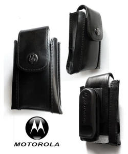 Funda Original para Motorola V3 Piel Negra 2 tonos - Bild 1 von 1
