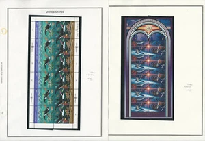 United Nations Postage Stamp, #215a, 221a Mint NH Sheets, 1992 Whale, JFZ - Picture 1 of 1