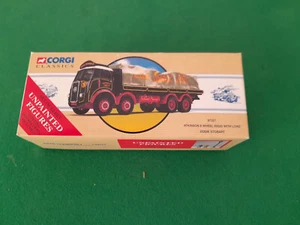 CORGI CLASSICS ATKINSON 8 WHEEL RIGID LORRY & LOAD EDDIE STOBART 97327 1/50 VGC - Picture 1 of 7